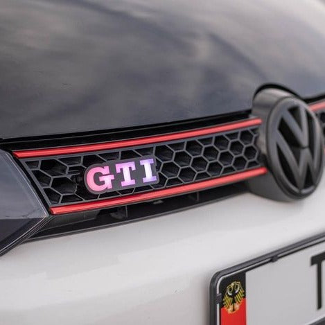 1976-2023+ Volkswagen Golf GTI RGBW Flow Series LED Badge Emblem - Lit Logos