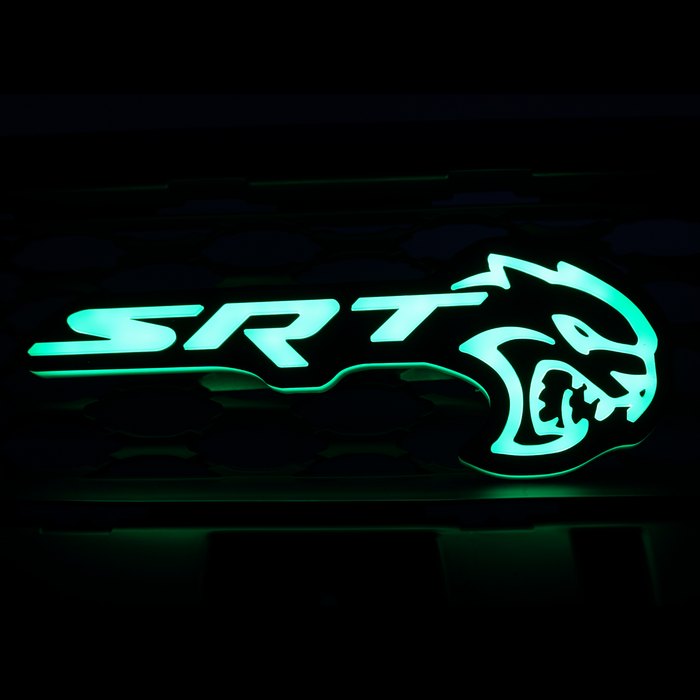 2015-2023 Dodge SRT Hellcat RGBW Flow Series LED Badge Emblem Logo