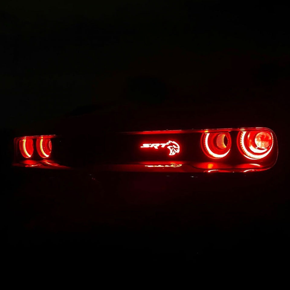 2015-2023 Dodge SRT Hellcat RGBW Flow Series LED Badge Emblem Logo