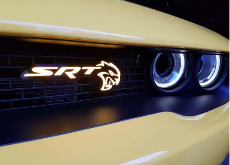 2015-2023 Dodge SRT Hellcat RGBW Flow Series LED Badge Emblem Logo