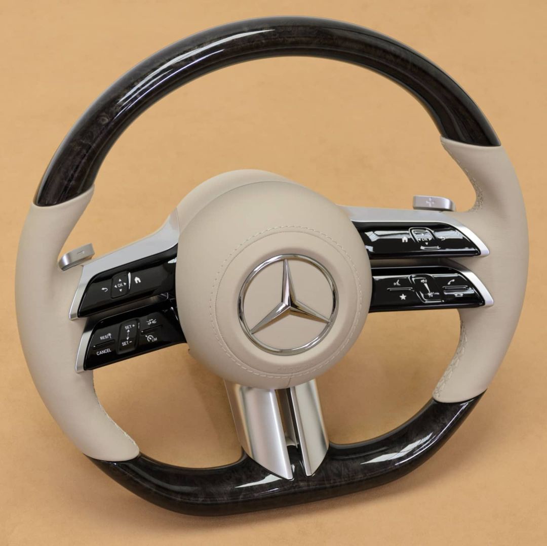 Mercedes Custom Carbon Fiber Steering Wheel