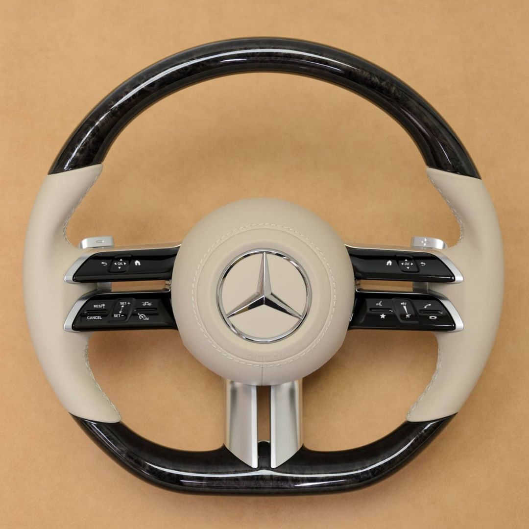 Mercedes Custom Carbon Fiber Steering Wheel