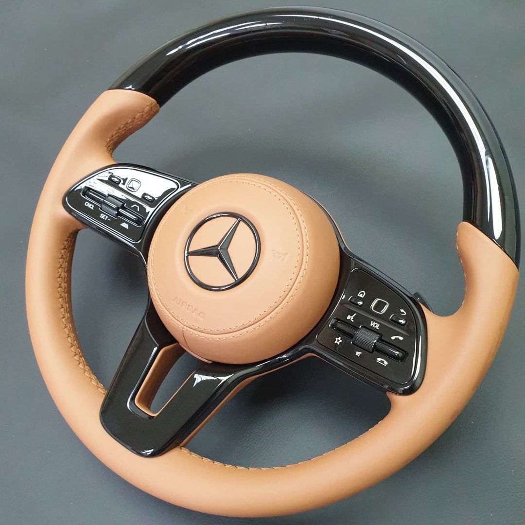 Mercedes Custom Carbon Fiber Steering Wheel