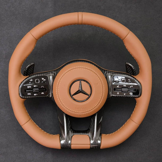 Mercedes Custom Carbon Fiber Steering Wheel