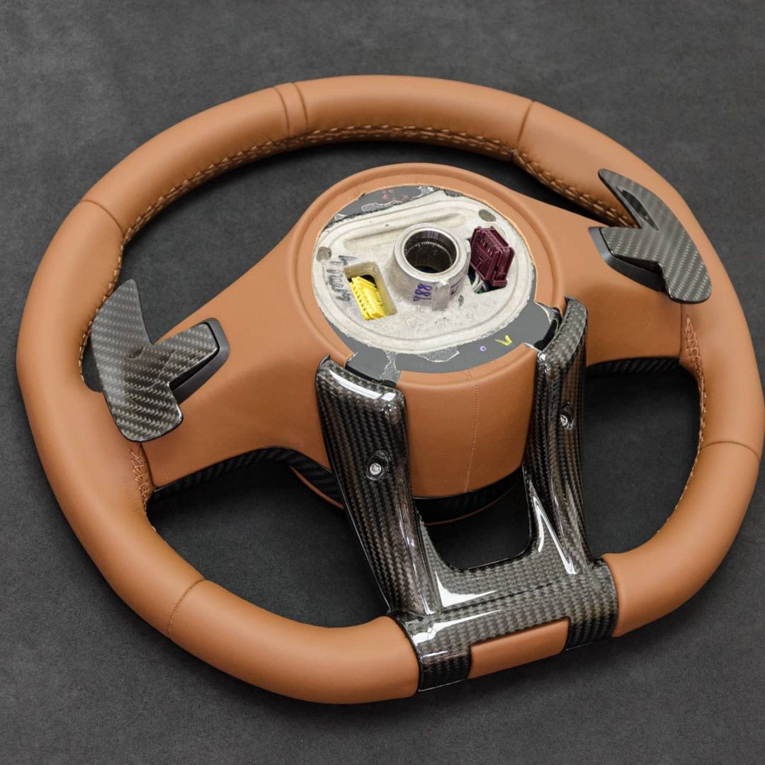 Mercedes Custom Carbon Fiber Steering Wheel