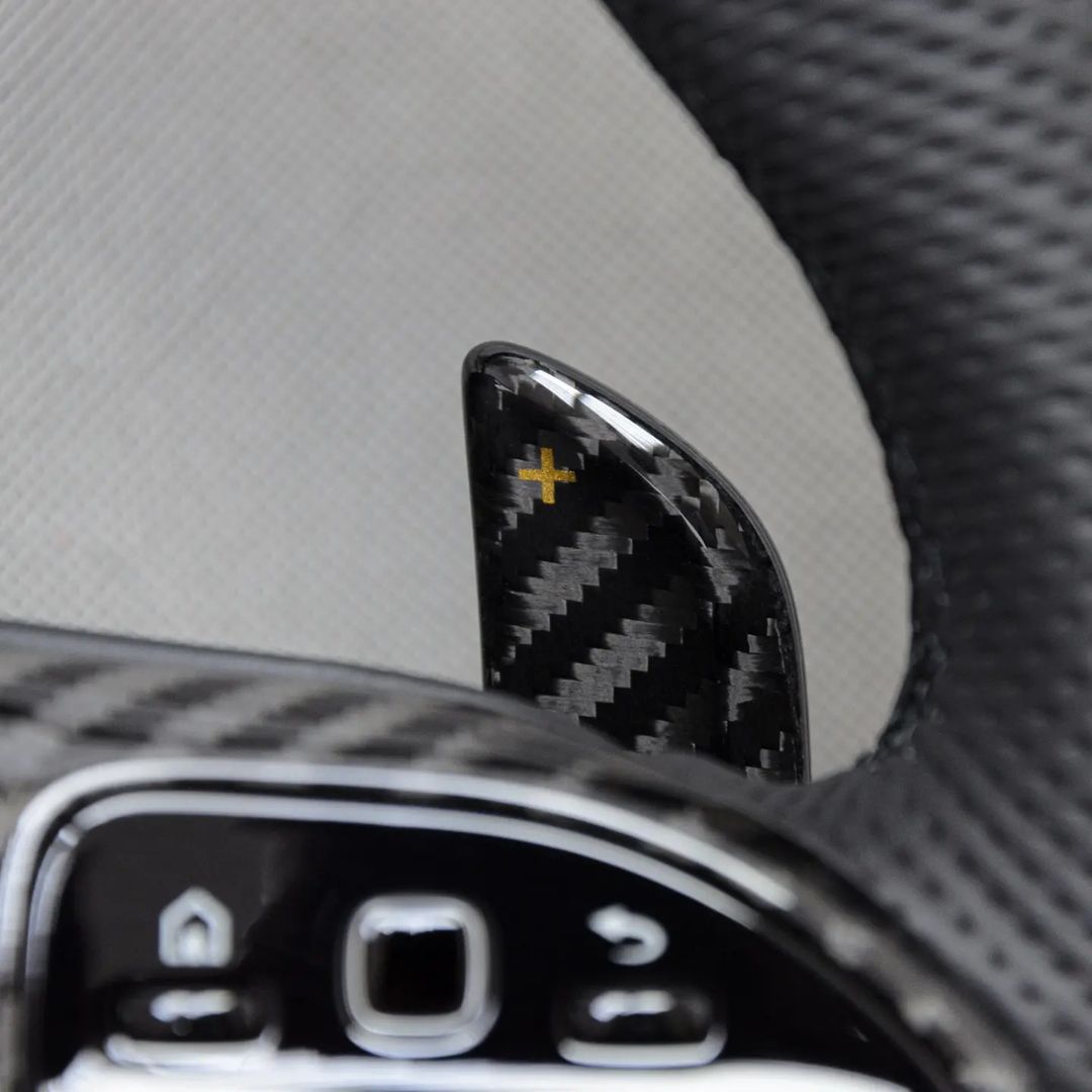 Mercedes Custom Carbon Fiber Steering Wheel