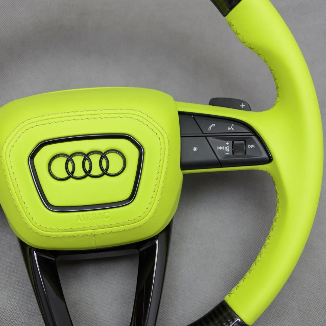 2018+ Audi S,RS/Q5/Q6/Q7/Q8 Custom Carbon Fiber Steering Wheel