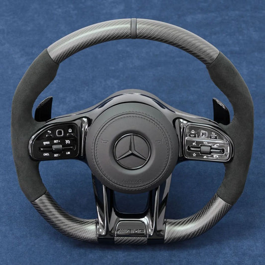 Mercedes Custom Carbon Fiber Steering Wheel