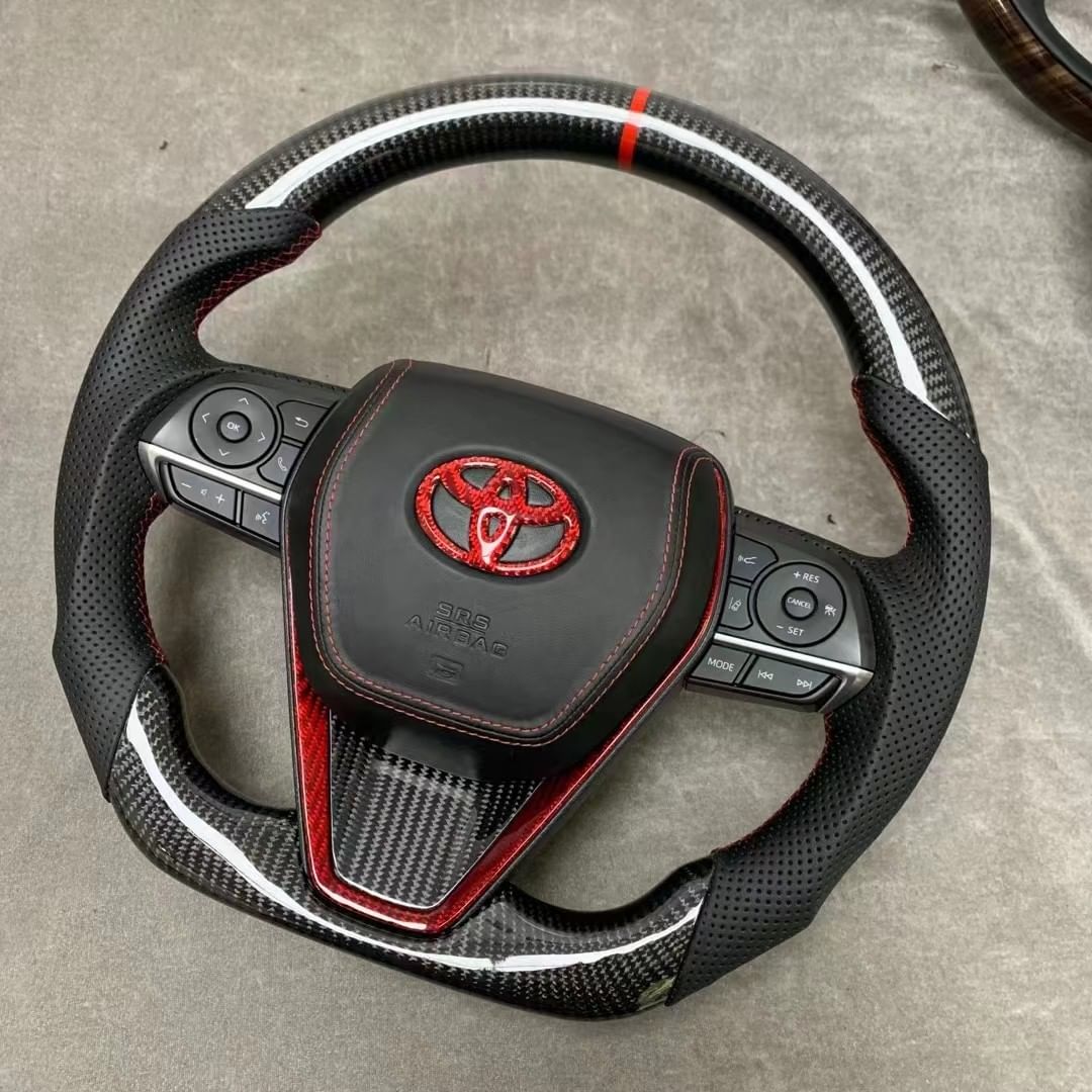 2018+ 8th gen Toyota Camry Carbon Fiber Steering Wheel