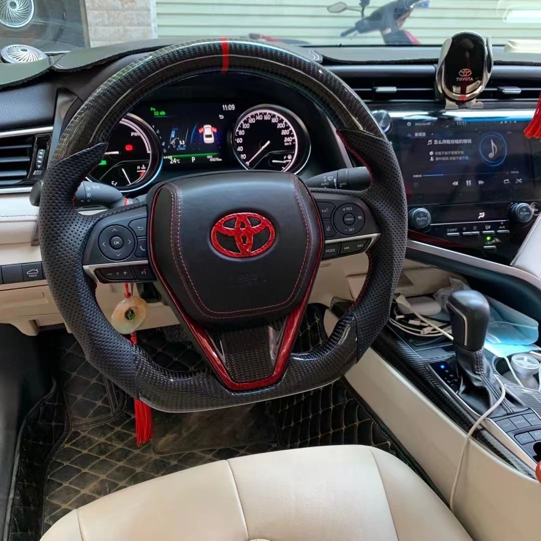 2018+ 8th gen Toyota Camry Carbon Fiber Steering Wheel