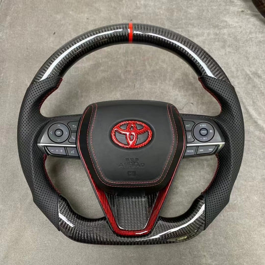 2018+ 8th gen Toyota Camry Carbon Fiber Steering Wheel