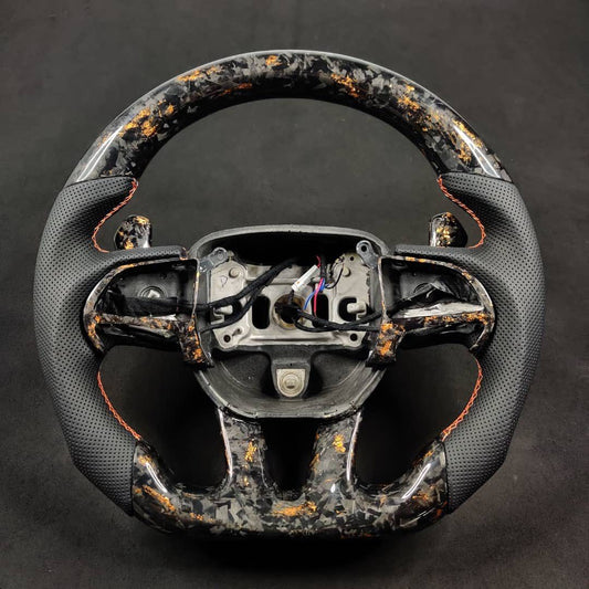 2015+ Dodge Charger/Challenger/Durango/WK2 Jeep SRT/Trackhawk Carbon Fiber Steering Wheel