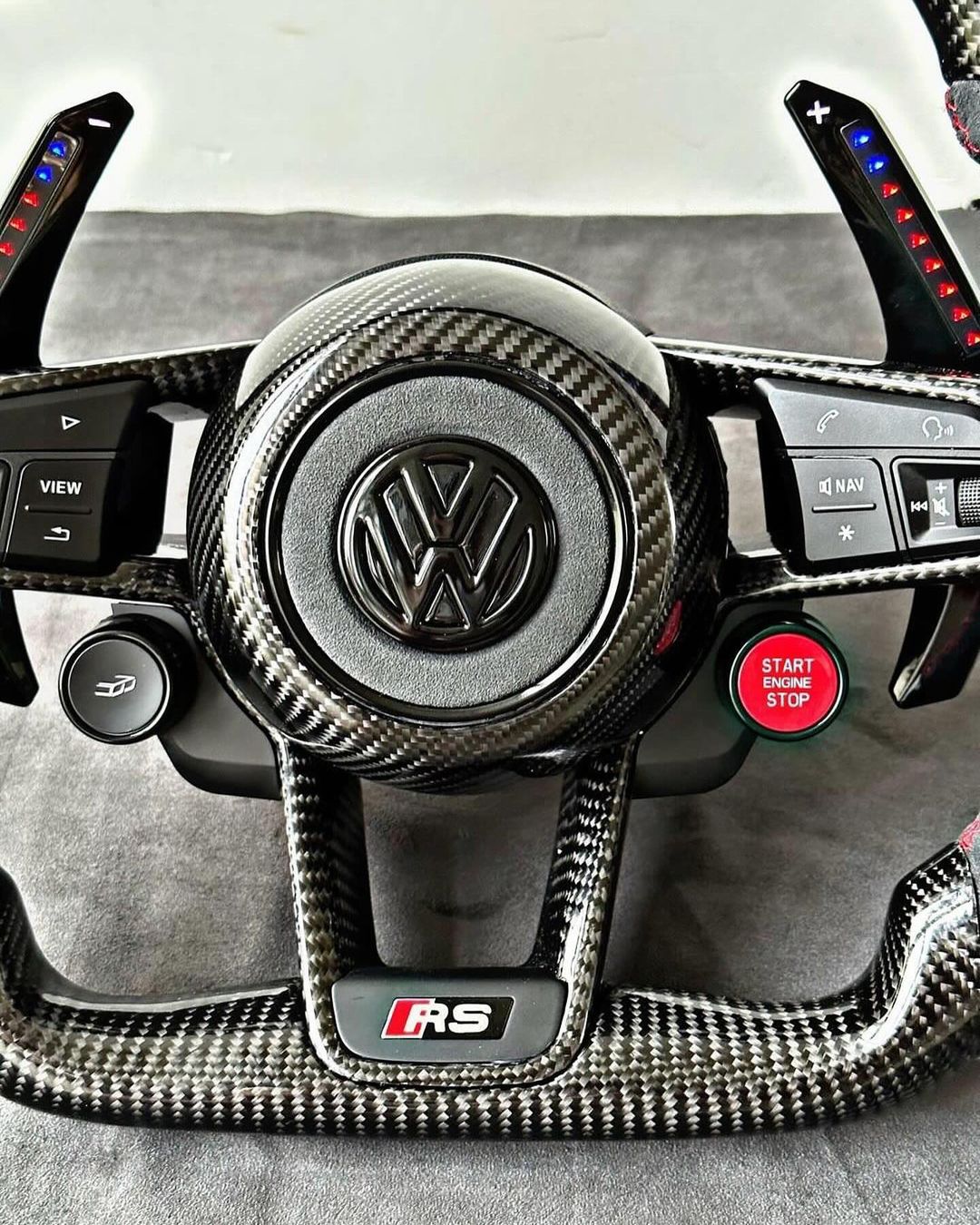 2015-2021 Volkswagen Golf MK7 GTI/R/Jetta GLI Carbon Fiber Steering Wheel