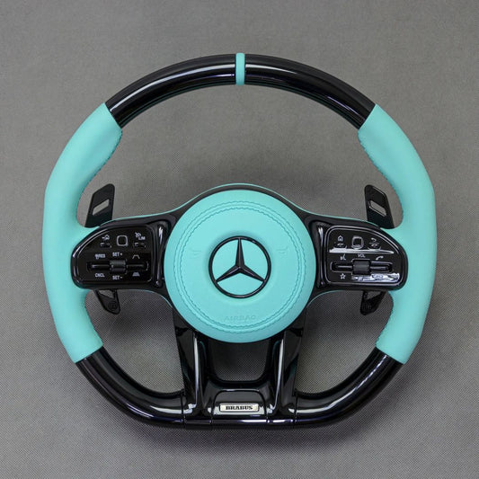 Mercedes Custom Carbon Fiber Steering Wheel