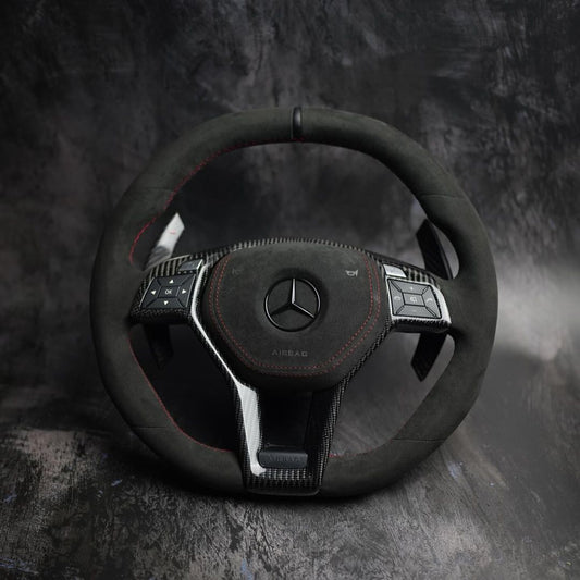 Mercedes Custom Carbon Fiber Steering Wheel