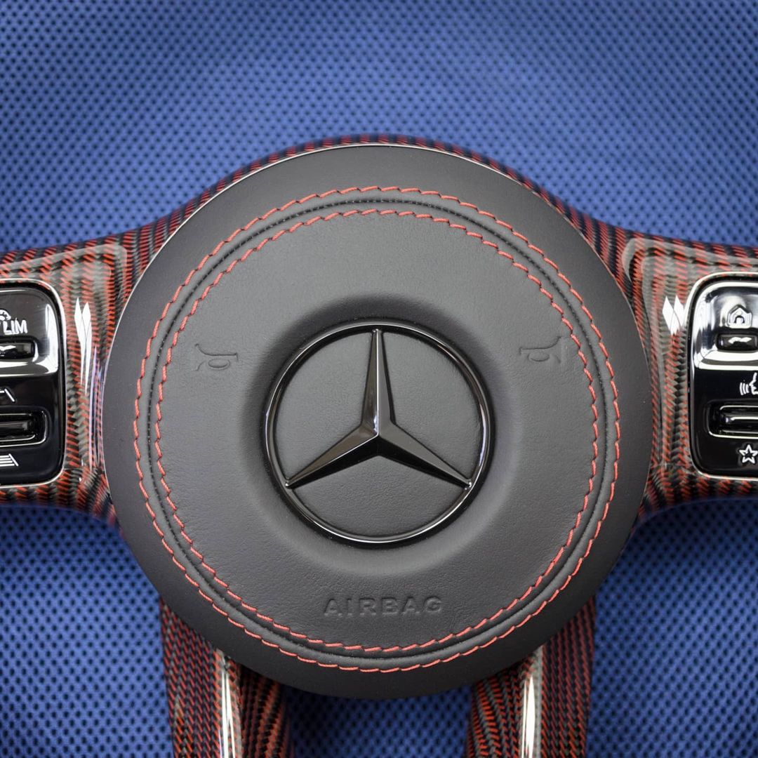 Mercedes Custom Carbon Fiber Steering Wheel