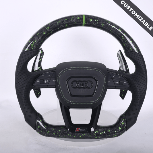 2018+ Audi S,RS/Q5/Q6/Q7/Q8 Custom Carbon Fiber Steering Wheel