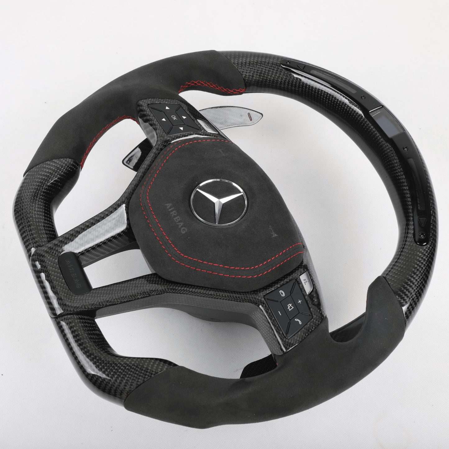 Mercedes W204, W212 C-E Class Carbon Fiber Steering Wheel